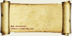 Anđelija Belić vizit kartica